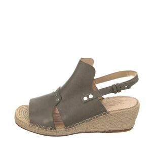 Rag & Bone Leather Open Toe Espadrilles Sandals 39.5